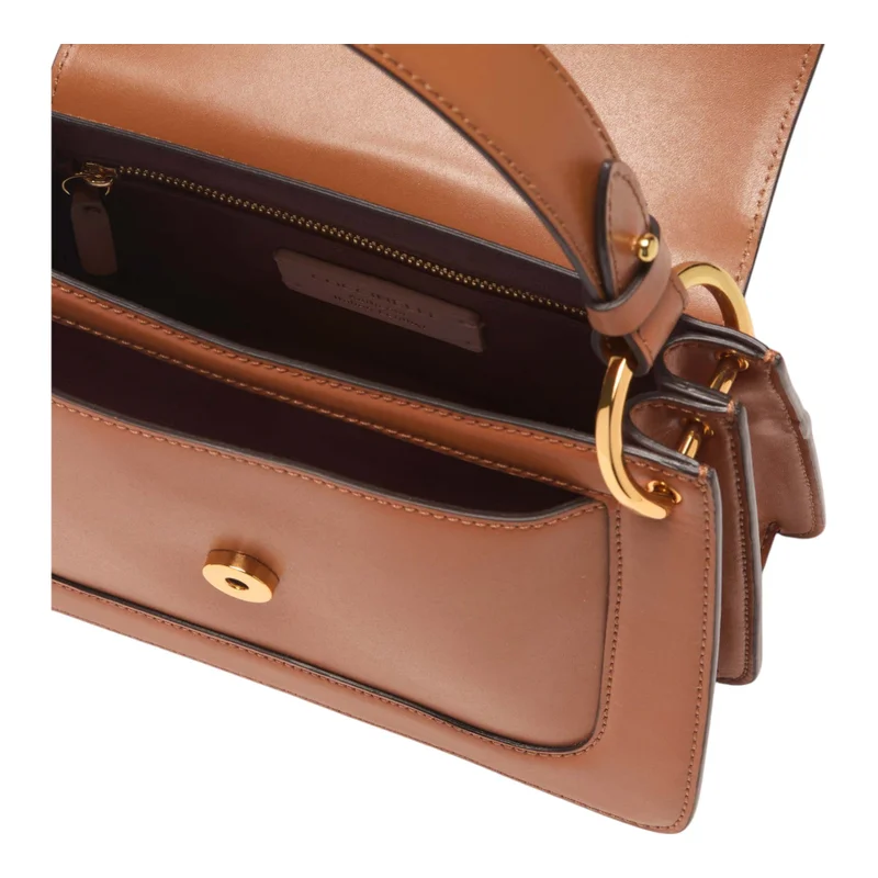 COCCINELLE Brown C-Me Calf Top Handle Bag Small for Women | Best Price UAE